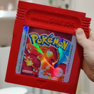 Giant Pokemon Red Gameboy Cartridge